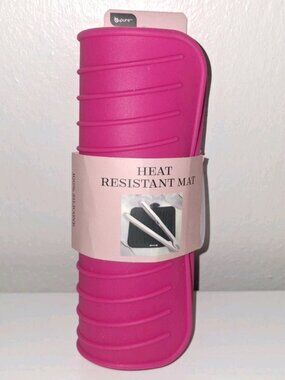 Pure Silicone Heat Resistant Mat for Hair Tools Up to 450°F Flat Iron